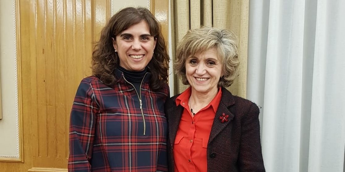 Angeles y la Ministra