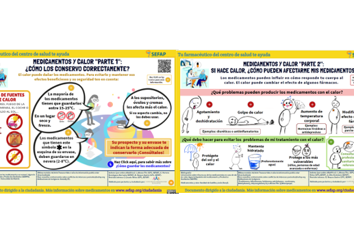 para noticia medicamentos y calor